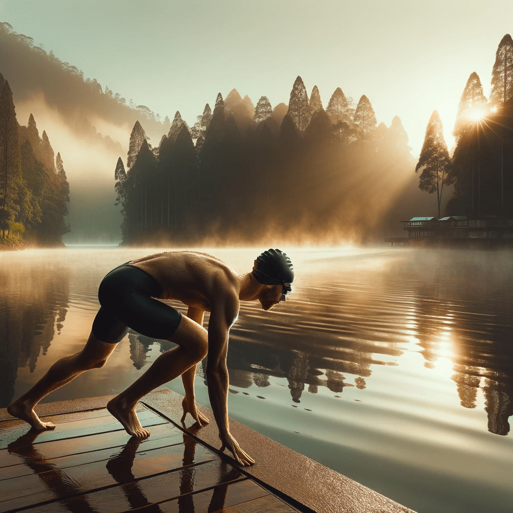 stretch before swimming