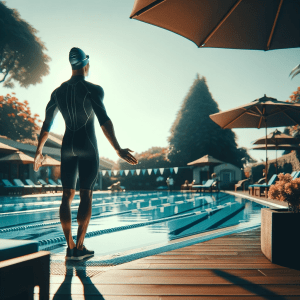 warm up before swimming